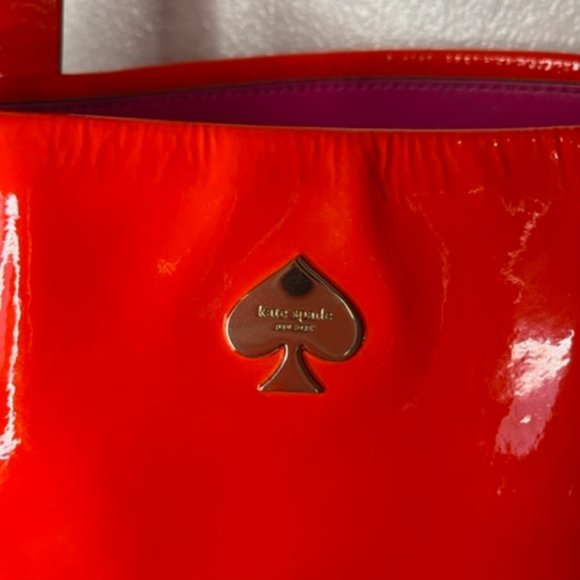 Kate Spade Fun Orange Pink Shoulder Bag - Picture 2 of 16